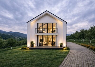 Hibridna montažna kuća Gradat na Plitvicama