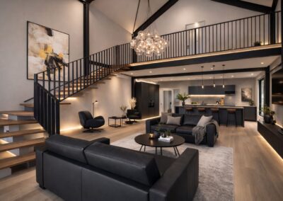 Interijer hibridne montažne kuće