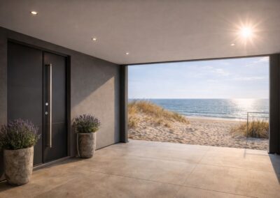 Ulazna vrata hibridne montažne kuće