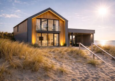 Hibridna montažna kuća uz more